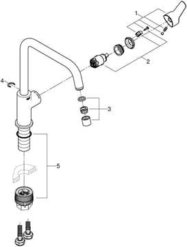 GROHE EUROSMART drezová batéria, chróm 30567000 Obrázek - fotka