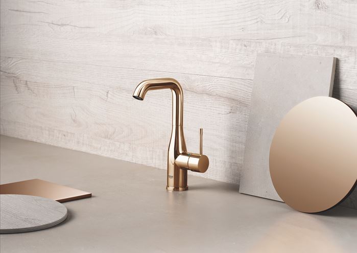 GROHE ESSENCE NEW umývadlová stojanková batéria, s odtokovou súpravou, warm sunset 24174DA1 Obrázek - fotka