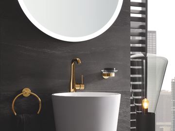 GROHE ESSENCE NEW umývadlová stojanková batéria, s odtokovou súpravou, cool sunrise 24174GL1 Obrázek - fotka
