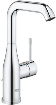 GROHE ESSENCE NEW umývadlová stojanková batéria, s odtokovou súpravou, chróm