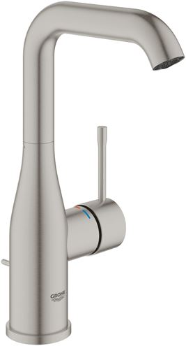 GROHE ESSENCE NEW umývadlová stojanková batéria, s odtokovou súpravou, supersteel 24174DC1 Obrázek - Hlavní obrázek