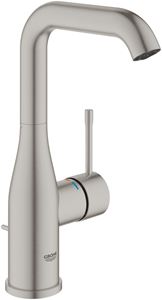 GROHE ESSENCE NEW umývadlová stojanková batéria, s odtokovou súpravou, supersteel