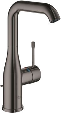 GROHE ESSENCE NEW umývadlová stojanková batéria, s odtokovou súpravou, hard graphite