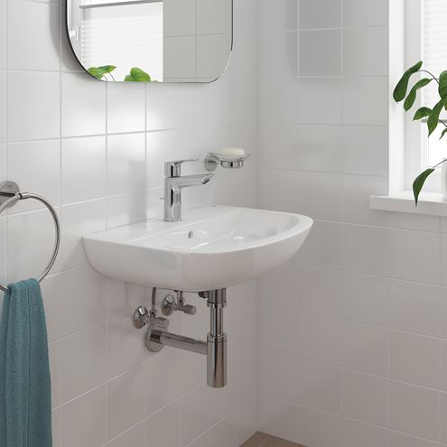 GROHE BAULOOP umývadlová stojanková batéria, s odtokovou súpravou, SilkMove ES, chróm 23887001 Obrázek - fotka