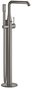 GROHE ESSENCE NEW vaňová batéria na podlahu, so sprchovou súpravou, s prepínačom, brúsený hard graphite