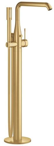GROHE ESSENCE NEW vaňová batéria na podlahu, s prepínačom, so sprchovou súpravou, brúsený cool sunrise 25248GN1 Obrázek - Hlavní obrázek