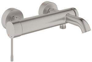 GROHE ESSENCE NEW vaňová nástenná batéria, s prepínačom, supersteel