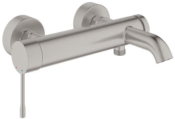 GROHE ESSENCE NEW vaňová nástenná batéria, s prepínačom, supersteel 25250DC1 Obrázek - Hlavní obrázek