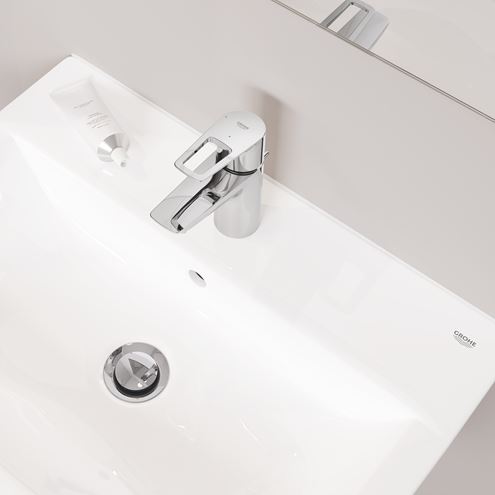 GROHE BAULOOP umývadlová stojanková batéria, s odtokovou súpravou, chróm 22054001 Obrázek - fotka