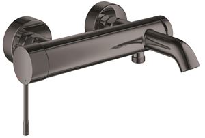 GROHE ESSENCE NEW vaňová nástenná batéria, s prepínačom, hard graphite