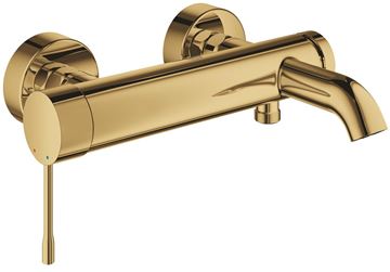 GROHE ESSENCE NEW vaňová nástenná batéria, s prepínačom, cool sunrise