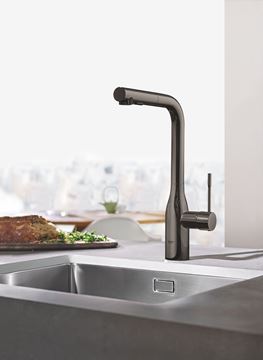 GROHE ESSENCE NEW drezová batéria, s vyťahovacou sprškou, hard graphite 30504A00 Obrázek - fotka
