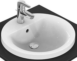 IDEAL STANDARD CONNECT umývadlo 48 cm, s otvorom pre batériu a prepadom