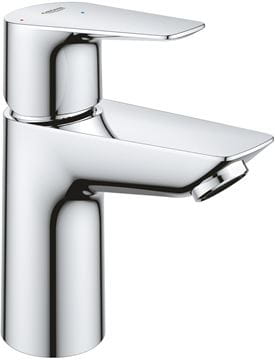GROHE BAUEDGE umývadlová stojanková batéria, s odtokovou súpravou, SilkMove ES, chróm