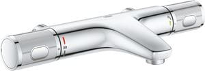 GROHE GROHTHERM 1000 PERFORMANCE vaňová nástenná termostatická batéria, s prepínačom, chróm