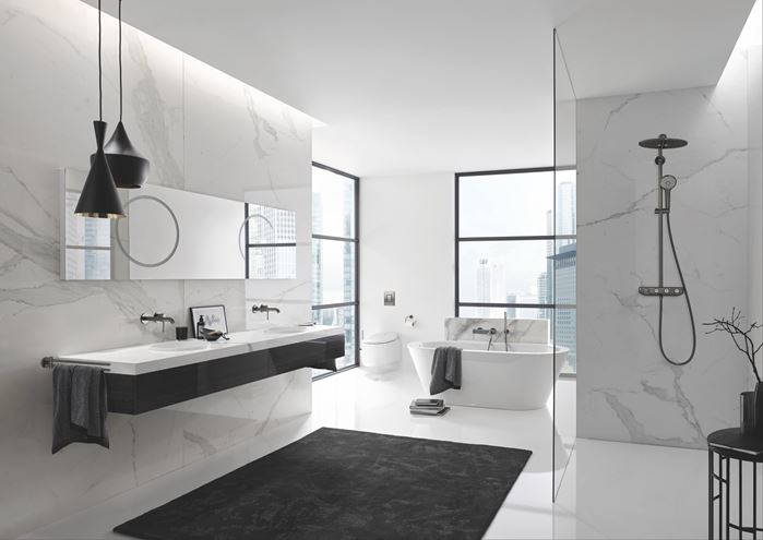 GROHE ESSENCE NEW umývadlová podomietková batéria, brúsený hard graphite 29192AL1 Obrázek - fotka
