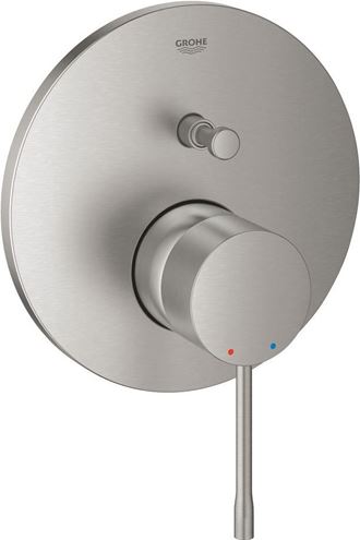 GROHE ESSENCE NEW vaňová podomietková batéria, s prepínačom, supersteel 24167DC1 Obrázek - Hlavní obrázek