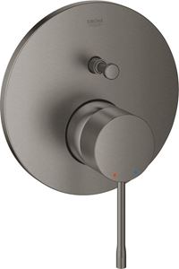 GROHE ESSENCE NEW vaňová podomietková batéria, s prepínačom, brúsený hard graphite
