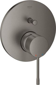 GROHE ESSENCE NEW vaňová podomietková batéria, s prepínačom, brúsený hard graphite