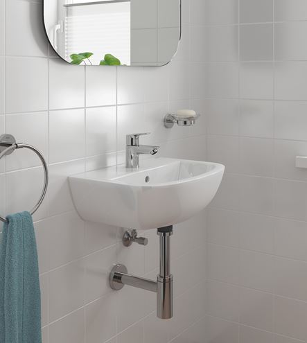 GROHE BAUEDGE umývadlová stojanková batéria pre jednu vodu, chróm 20421001 Obrázek - fotka