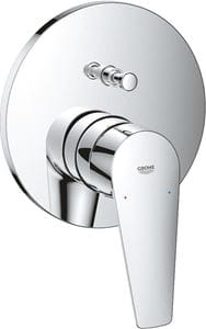 GROHE BAUEDGE vaňová podomietková batéria, s prepínačom, chróm