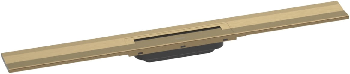 HANSGROHE 800 RAINDRAIN FLEX vrchná sada sprchového žľabu, skracovateľný, na inštaláciu k stene, kartáčovaný bronz