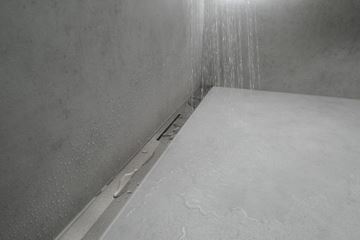 HANSGROHE 800 RAINDRAIN FLEX vrchná sada sprchového žľabu, skracovateľný, pre inštaláciu k stene, matná čierna 56051670 Obrázek - fotka