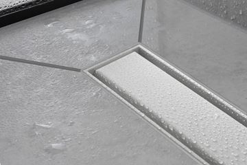 HANSGROHE 700 RAINDRAIN MATCH vrchná sada sprchového žľabu, s výškovo nastaviteľným rámom, matná čierna 56037670 Obrázek - fotka