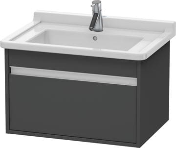 DURAVIT KETHO skrinka pod umývadlo 65x45,5x41 cm, 1 zásuvka, Graphit matt KT666304949 Obrázek - fotka