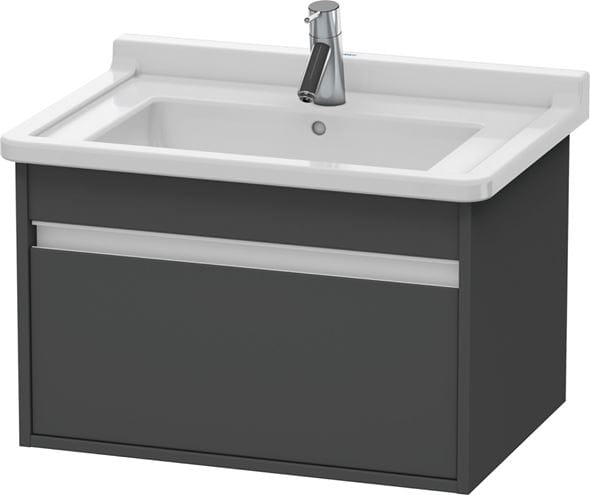 DURAVIT KETHO skrinka pod umývadlo 65x45,5x41 cm, 1 zásuvka, Graphit matt KT666304949 Obrázek - fotka