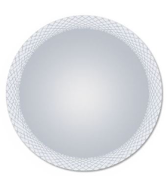 AMIRRO CROSSLINES zrkadlo 60 cm, s osvetlením