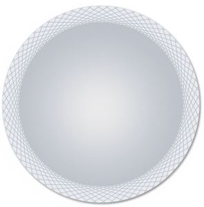 AMIRRO CROSSLINES zrkadlo 80 cm, s osvetlením