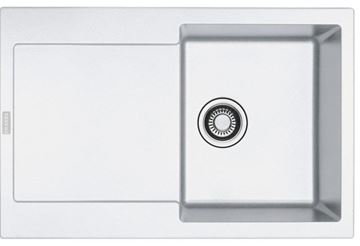 FRANKE MARIS MRG 611 fragranitový drez 780x500 mm, otočný, odkvapkávač, biela ľad