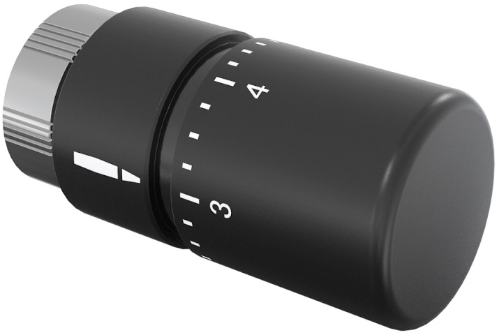 ZEHNDER DESIGN LINE termostatická hlavica M30x1,5, black matt 841279-0557 Obrázek - Hlavní obrázek