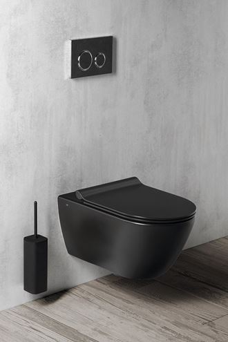 GEBERIT SIGMA 20 ovládacie tlačidlo pre dve splachovania, plast, čierna/matná čierna 115.882.DW.1 Obrázek - fotka