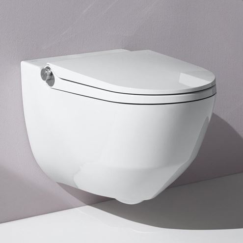 LAUFEN CLEANET RIVA závesné WC s bidetovým sedátkom, Rimless, LCC H8206914000001 Obrázek - fotka