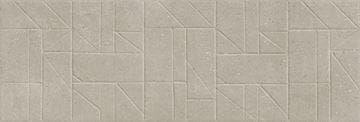 ARGENTA GRAVEL dekor 25x75 cm, mat reliéf, earth