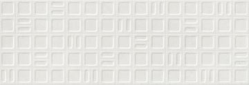 ARGENTA GRAVEL dekor 40x120 cm, mat reliéf, square white