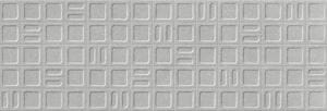 ARGENTA GRAVEL dekor 40x120cm, square grey