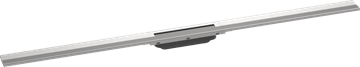 HANSGROHE 1200 RAINDRAIN FLEX vrchná sada sprchového žľabu, skracovateľný, pre inštaláciu voľne na plochu, kartáčovaná nerez oceľ