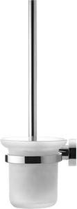 DURAVIT D-CODE WC kefa, nástenná, matné sklo, chróm