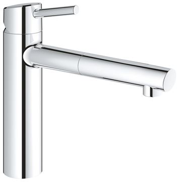 GROHE CONCETTO drezová batéria, s vyťahovacou koncovkou, chróm