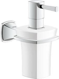 GROHE GRANDERA dávkovač tekutého mydla 110 ml, nástenný, keramika, chróm