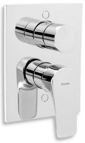 NOVASERVIS TITANIA NICE vaňová podomietková batéria, s prepínačom, s telesom, chróm 97050R,0 Obrázek - Hlavní obrázek
