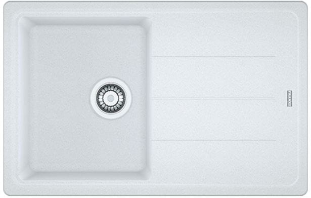FRANKE BASIS BFG 611-78 fragranitový drez 780x500 mm, otočný, odkvapkávač, biela ľad