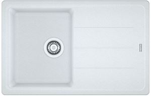 FRANKE BASIS BFG 611-78 fragranitový drez 780x500 mm, otočný, odkvapkávač, biela ľad