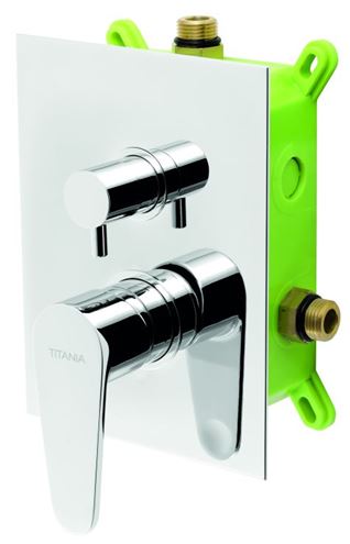 NOVASERVIS TITANIA FRESH podomietková batéria, pre 2 spotrebiče, s telesom, chróm BOX96051R,0 Obrázek - Hlavní obrázek