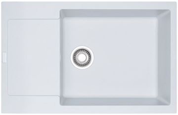 FRANKE MARIS MRG 611-78 BB fragranitový drez 780x500 mm, otočný, odkvapkávač, biela ľad