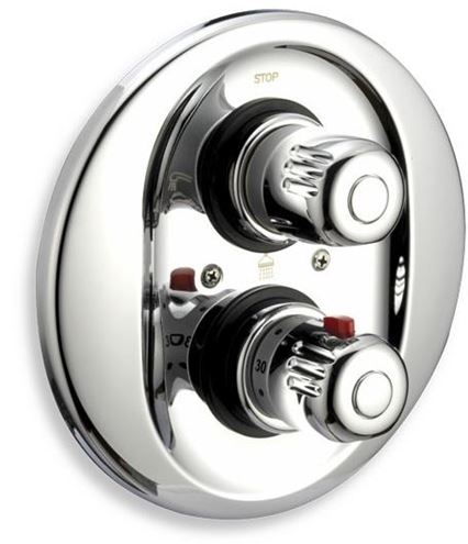 NOVASERVIS AQUAMAT vaňová podomietková termostatická batéria, pre 3 spotrebiče, s telesom, chróm 2650RX,0 Obrázek - Hlavní obrázek