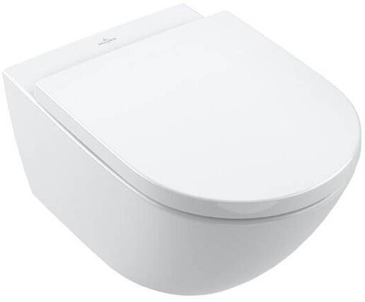 VILLEROY & BOCH SUBWAY 3.0 závesné WC, so SoftClosing sedadlom, TwistFlush splachovanie, alpská biela 4670TS01 Obrázek - Hlavní obrázek